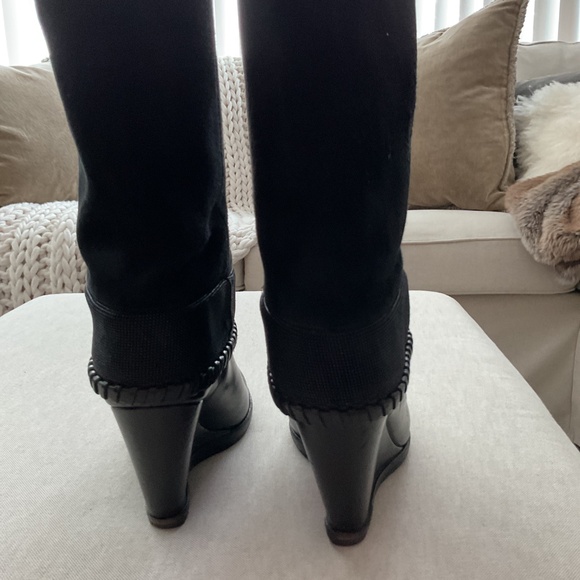 Mimosa Italian leather/suede boots - black - Picture 4 of 5